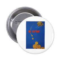 USSR CCCP Cold War Soviet Union Propaganda Posters Pinback Button