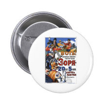 USSR CCCP Cold War Soviet Union Propaganda Posters Button