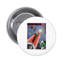 USSR CCCP Cold War Soviet Union Propaganda Posters Button