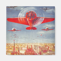 USSR CCCP Cold War Soviet Union Propaganda Posters Fridge Magnets