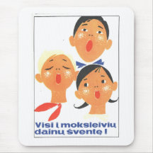 USSR CCCP Cold War Soviet Union Propaganda Posters Mousemats