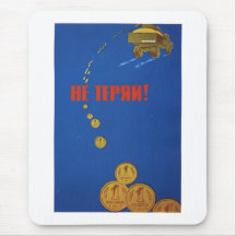 USSR CCCP Cold War Soviet Union Propaganda Posters Mousemats