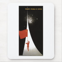 USSR CCCP Cold War Soviet Union Propaganda Posters Mousepads