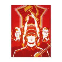 USSR CCCP Cold War Soviet Union Propaganda Posters