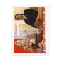 USSR CCCP Cold War Soviet Union Propaganda Posters