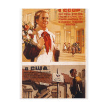 USSR CCCP Cold War Soviet Union Propaganda Posters