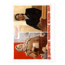 USSR CCCP Cold War Soviet Union Propaganda Posters Postcard