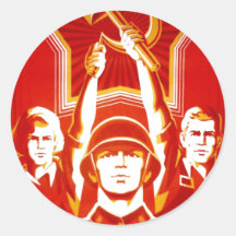USSR CCCP Cold War Soviet Union Propaganda Posters Sticker