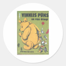 USSR CCCP Cold War Soviet Union Propaganda Posters Round Sticker