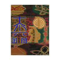 USUI REIKI symbols Post Cards