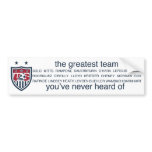 USWNT 2011 bumper sticker bumper stickers