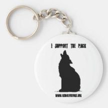 USWR Button- Support the pack Keychain
