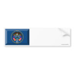 Utah Flag Gem Bumper Sticker