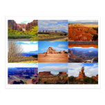 Utah Icon Collage Postcard