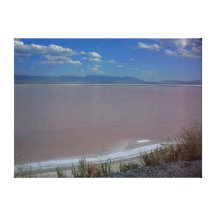 Utah Salt Flats A Stretched Canvas Prints