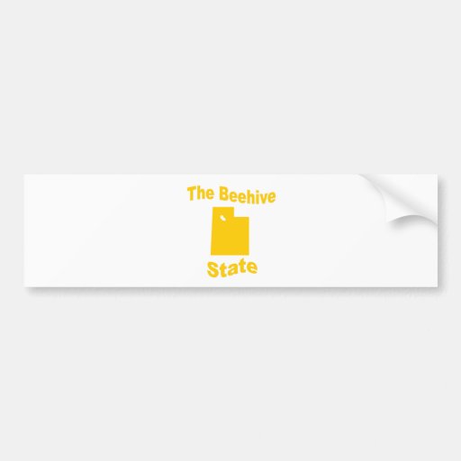 Utah: The Beehive State Bumper Stickers