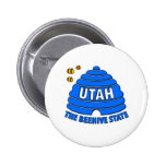 Utah: The Beehive State Button