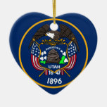 Utah, United States flag Ornament