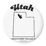 UTAH - "UTAH  STATE MOTTO" T-shirts and Gear magnets