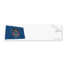 Utah Waving Flag Bumper Sticker