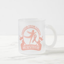 Uterine Cancer - Freedom From Cancer Survivor Mug