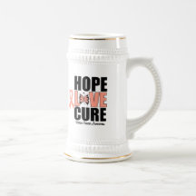 Uterine Cancer Hope Love Cure Coffee Mug