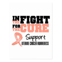 Uterine Cancer In The Fight For The Cure Post Card