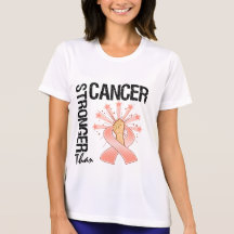 Uterine Cancer - Stronger Than Cancer Tshirts