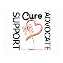 Uterine Cancer Support Advocate Cure Post Card