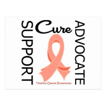 Uterine Cancer Support Advocate Cure Postcard