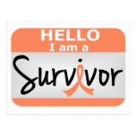 Uterine Cancer Survivor 24 Postcard