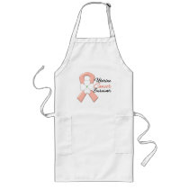 Uterine Cancer Survivor Flower Ribbon Aprons