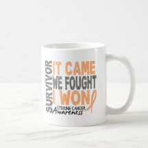 Uterine Cancer Survivor It Came We Fought I Won Mugs