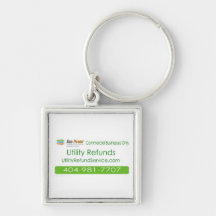 Utility Refund Service.com Keychains