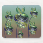 Utopian Alien Flowers Mouse Pad