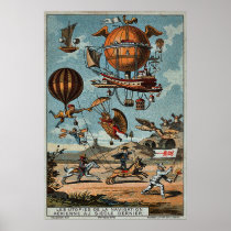 Utopian Flying Machines 1890 ~ 1900 Posters