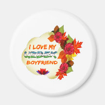 Uzbek Boyfriend Design Refrigerator Magnets