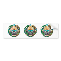 Uzbekistan Coat of Arms Bumper Stickers