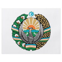 Uzbekistan Coat of Arms Personalized Flyer