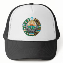 Uzbekistan Coat of Arms Mesh Hats