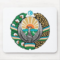 Uzbekistan Coat of Arms Mousepad