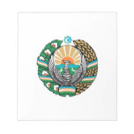Uzbekistan Coat of Arms Memo Notepads