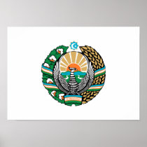 Uzbekistan Coat of Arms Print