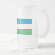 Uzbekistan Flag Coffee Mug