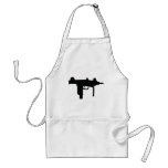 Uzi gun weapon icon aprons