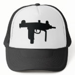 Uzi gun weapon icon trucker hats