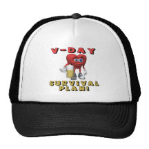 V-Day Survival Plan Hats