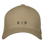 V I P embroidered hats