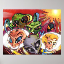 V is for visitors posters