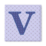 V REFRIGERATOR MAGNET